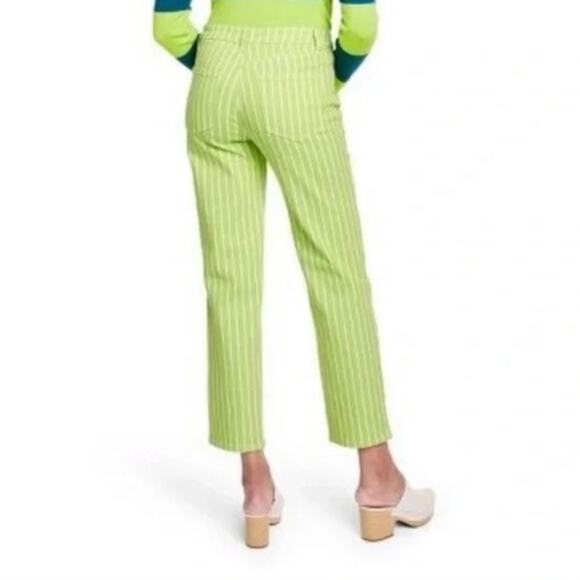 Victor Glemaud x Target Pinstripe High Waisted Straight Jeans woman size 2 - Picture 9 of 9